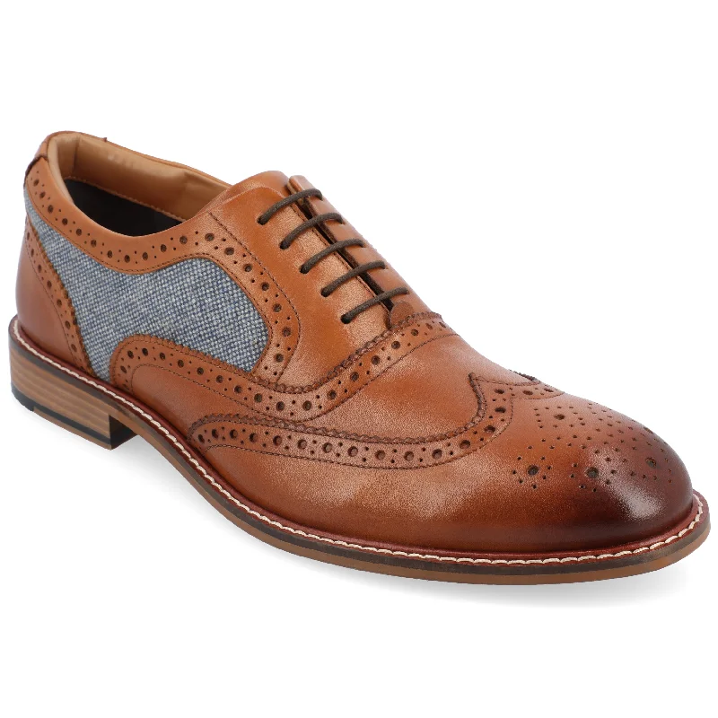 Oxford shoes with classic lace-up closure -Oxfords Value DealThomas & Vine Alister Wingtip Oxford