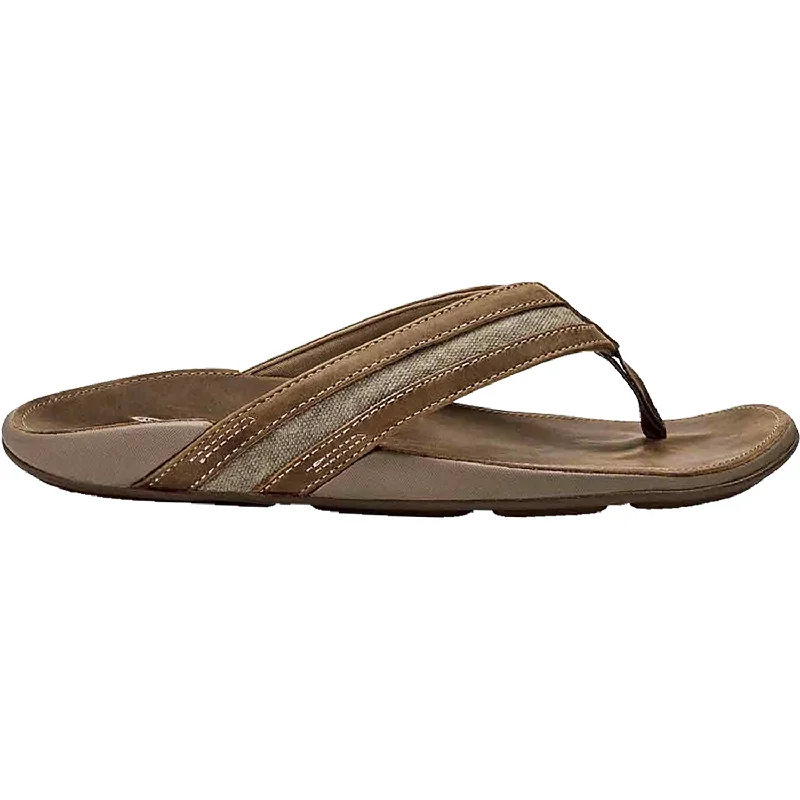 sandals for men with waterproof features for beach tripsMen's OluKai Ikoi Mustang Leather