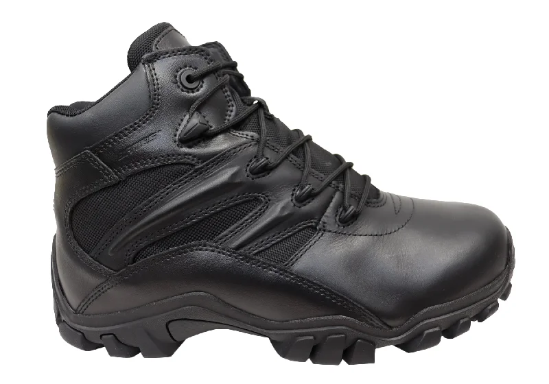 Durable boots for men with tough rubber sole-Bates Mens Comfortable Delta 6 Side Zip Military Tactical Boots