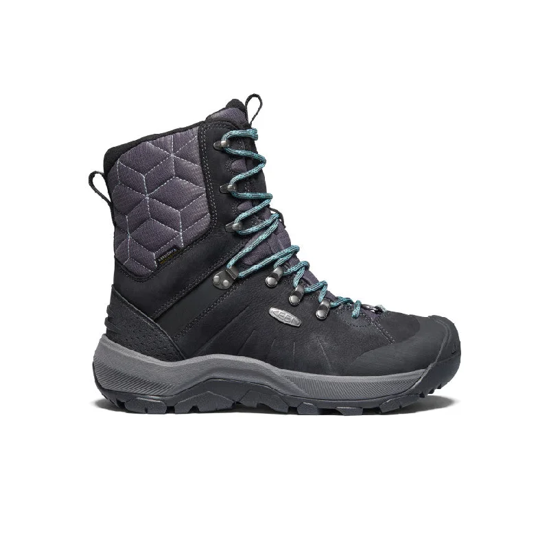 Waterproof boots for men with heavy-duty soles-Women's Revel IV High Polar Waterproof Boot  |  Black/North Atlantic