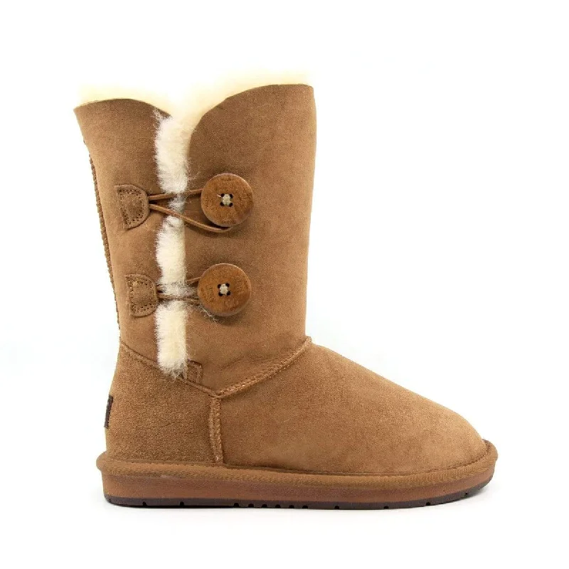 Comfortable snow boots for women with lightweight construction-UGG Premium 2 Button Boot