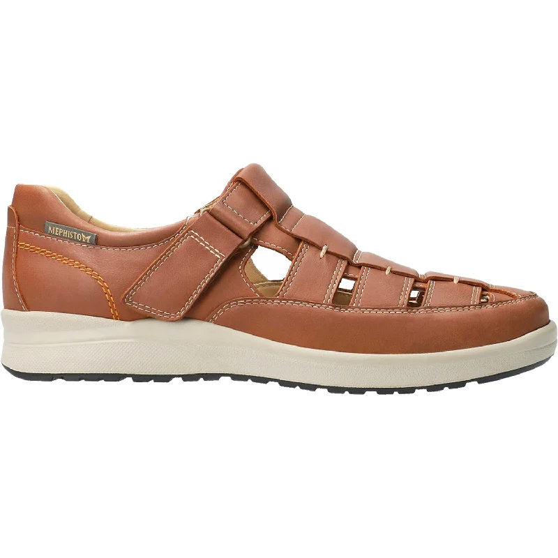 sandals with woven detail for a summer vibeMen's Mephisto Vilson Chestnut Leather