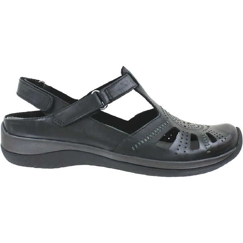 sandals for summer picnics with comfy designWomen's Earth Curie Black Leather