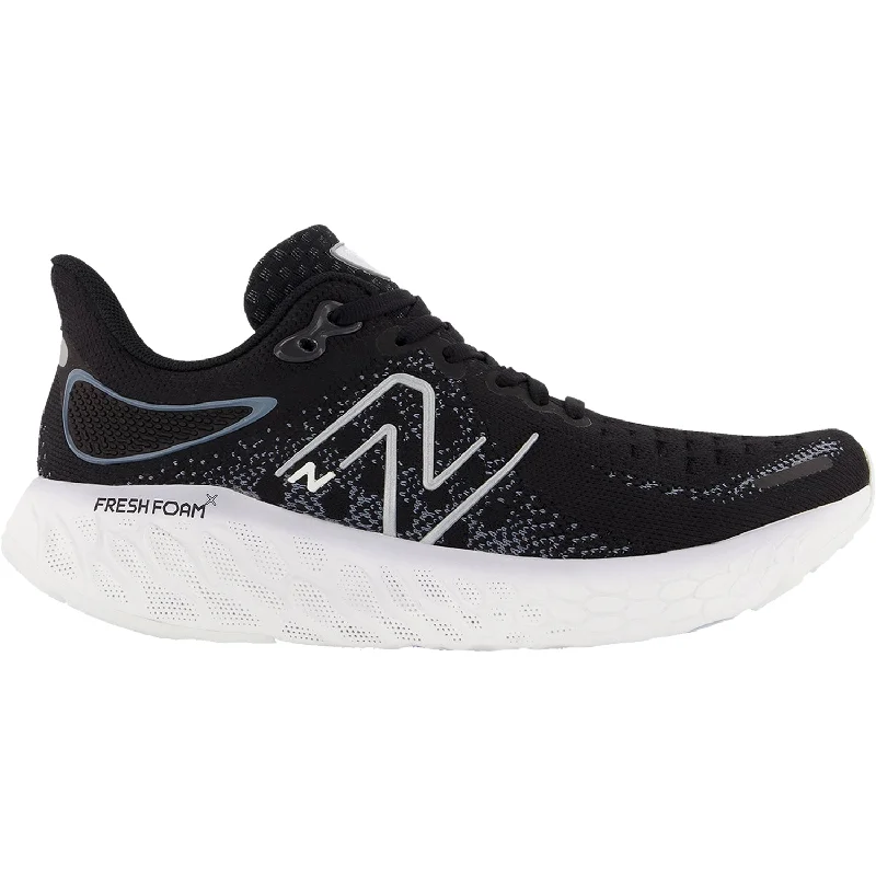 athletic shoes for men with ergonomic design for natural stride-Athletic shoes with breathable heelsWomen's New Balance Fresh Foam X W1080B12 Black/Thunder/Violet Haze Mesh