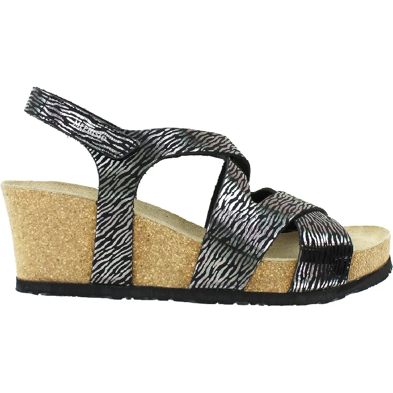 comfortable sandals for all-day wearWomen's Mephisto Lyla Black Zebra Leather