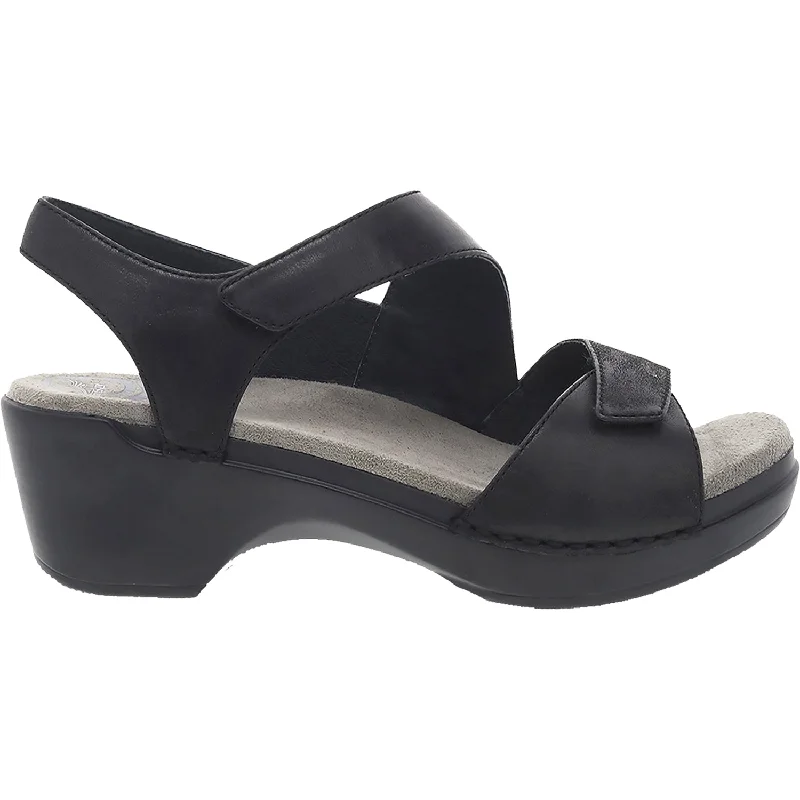 sandals for stylish everyday useWomen's Dansko Sharla Black Burnished Leather