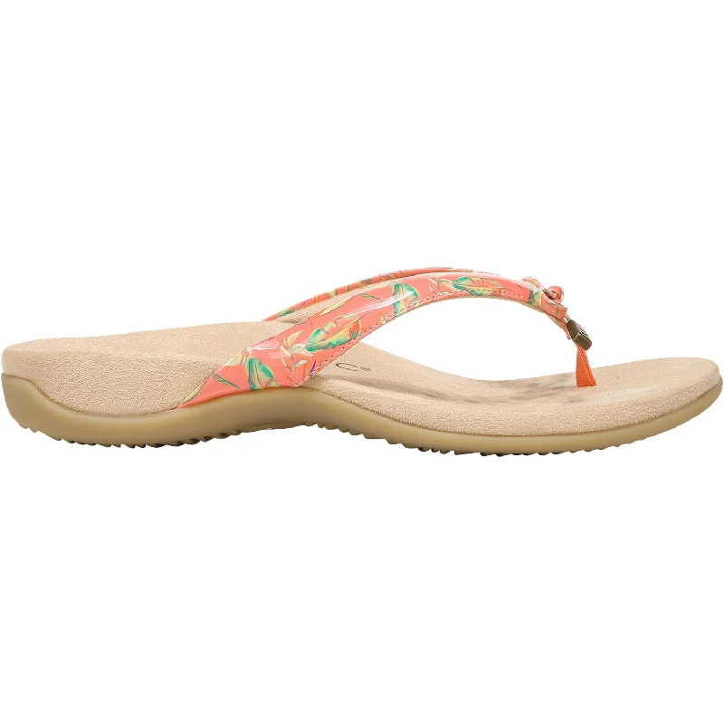 sandals for both indoor and outdoor funWomen's Vionic Bella II Papaya Tropical Synthetic