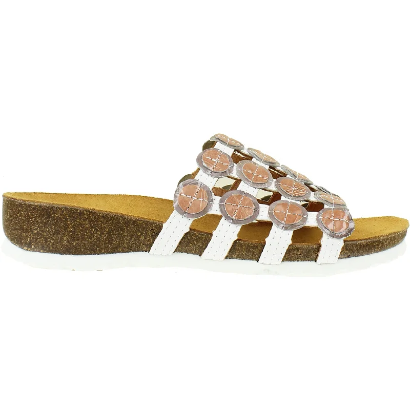 summer sandals with stylish designsWomen's Think Julia 247 Bianco/Kombi Leather