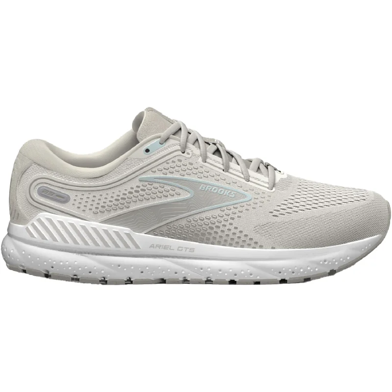 athletic shoes for women with ergonomic design for foot health-Athletic shoes for endurance sportsWomen's Brooks Ariel GTS 23 Chateau Grey/White Sand Mesh