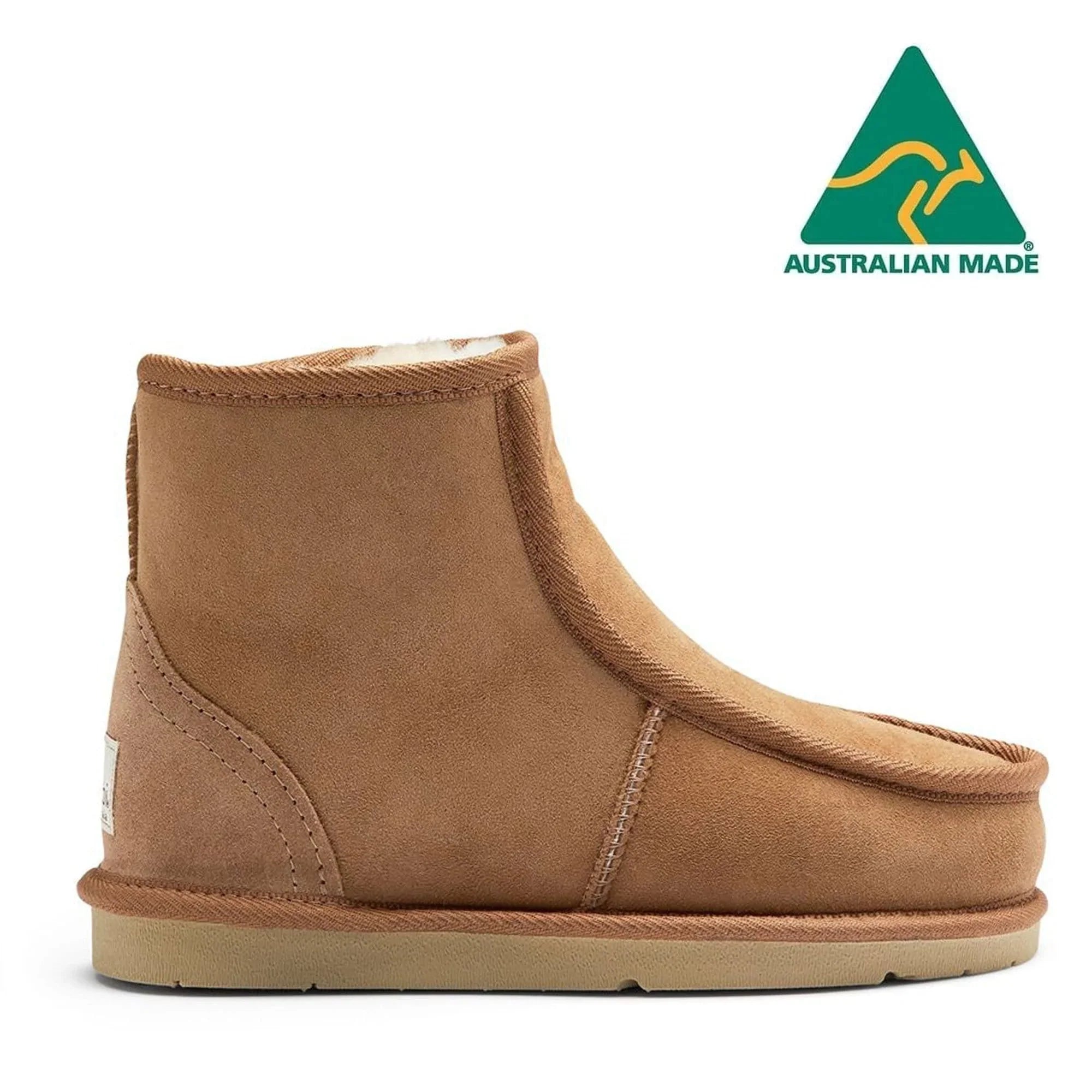 Fashionable boots for men with chunky rubber sole-UGG Deluxe Boots -Made in Australia