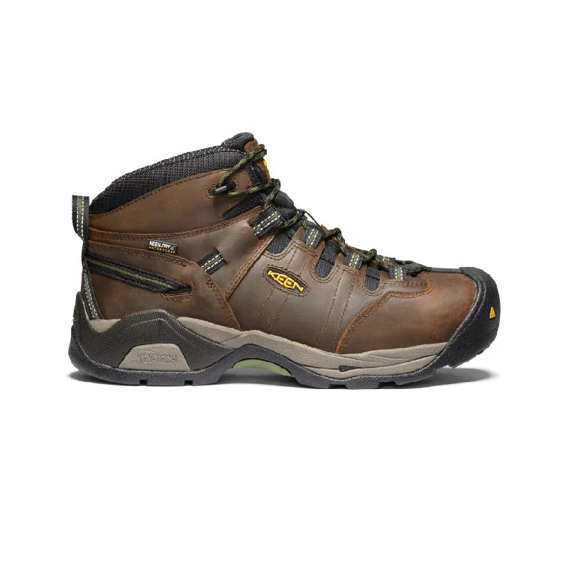 Stylish boots for women with buckle and lace-up accents-Men's Detroit XT Waterproof Boot (Steel Toe)  |  Cascade Brown/Bronze Green