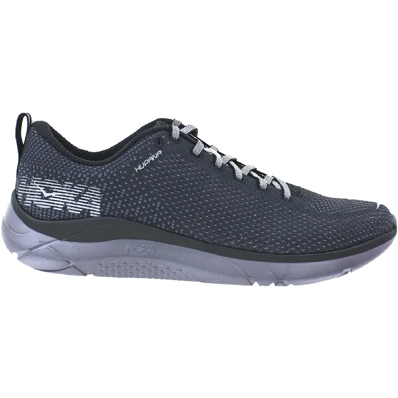 athletic shoes for women with water-resistant material for wet conditions-Athletic shoes for quick runsMen's Hoka One One Hupana 2 Black/Blackened Pearl Mesh