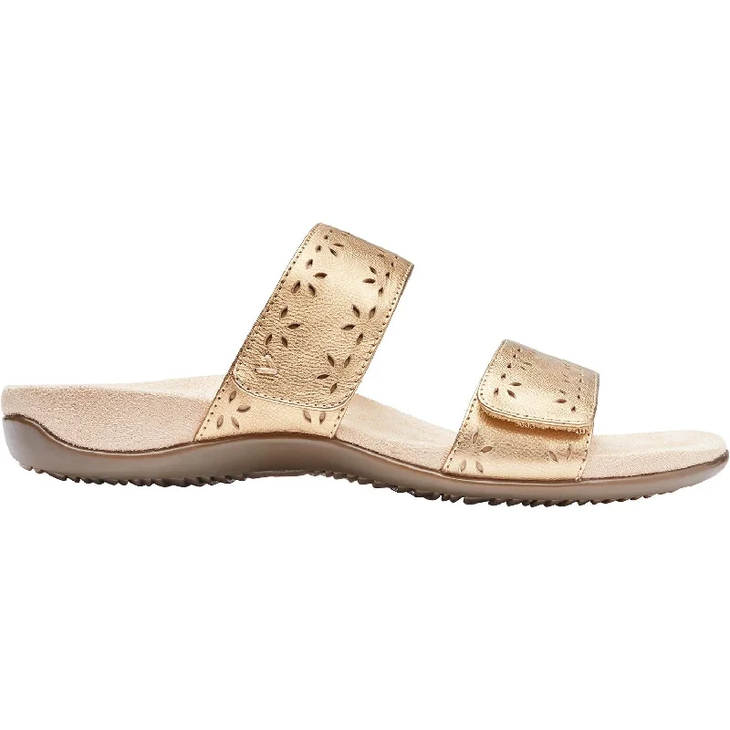 sandals with padded straps for added comfortWomen's Vionic Randi Gold Leather