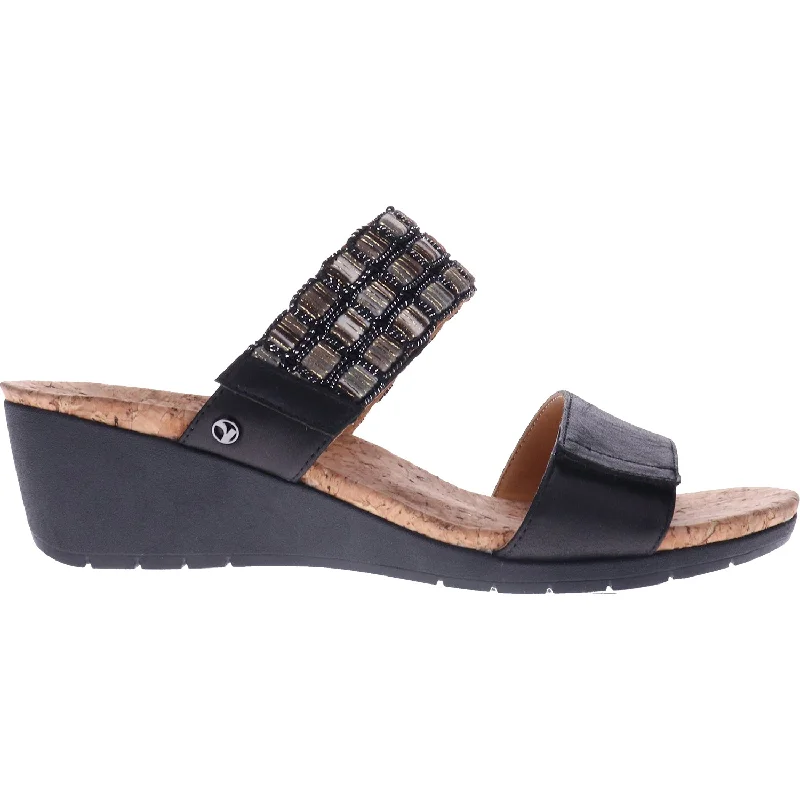 sandals with slip-resistant features for safe walksWomen's Revere Sorrento Onyx Leather