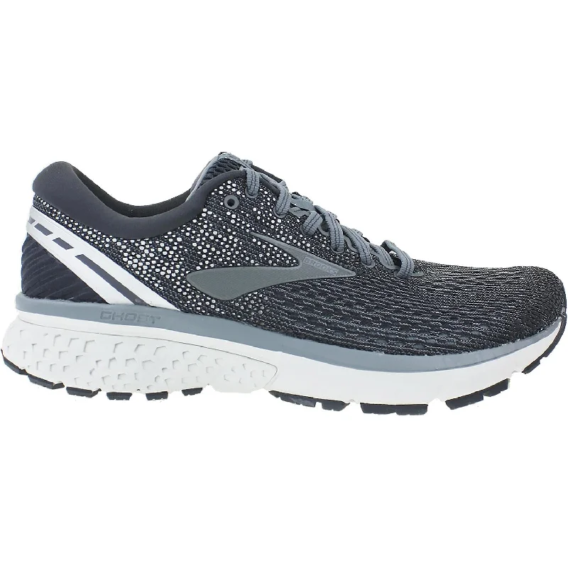 athletic shoes for men with durable outsole for long-lasting use-Athletic shoes for plantar fasciitisMen's Brooks Ghost 11 Ebony/Grey/Silver Mesh