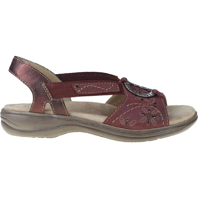 sandals for kids with easy-to-adjust strapsWomen's Earth Sabrina Merlot Leather