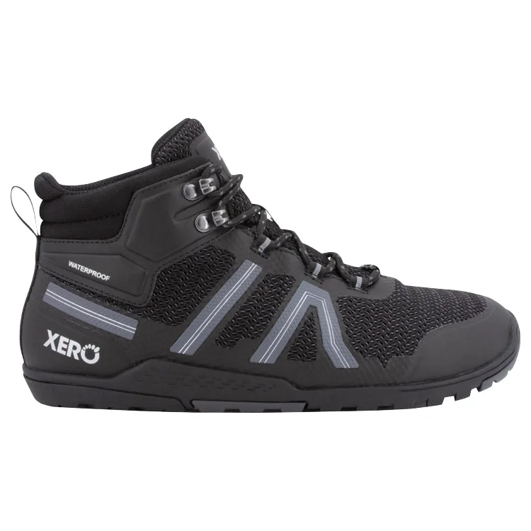 Comfortable snow boots for men with faux shearling lining-Xero Xcursion Fusion Black Titanium