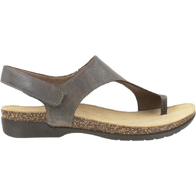 sandals for everyday wear with easy fitWomen's Dansko Reece Stone Waxy Burnished Leather