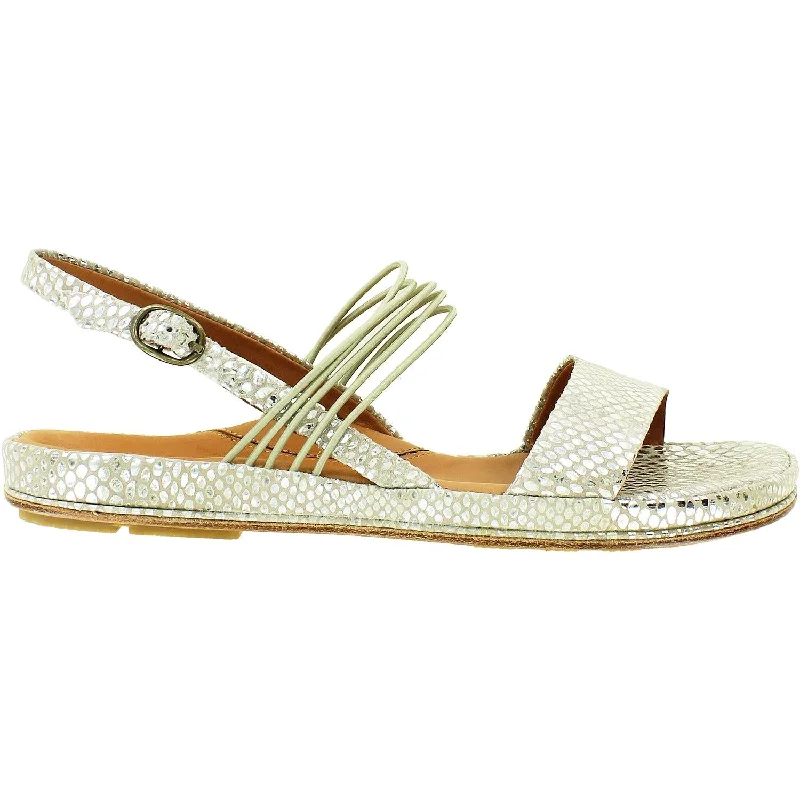 sandals for casual strolls with flexible solesWomen's L'Amour Des Pieds Demming Gold/Silver Snake Print Leather