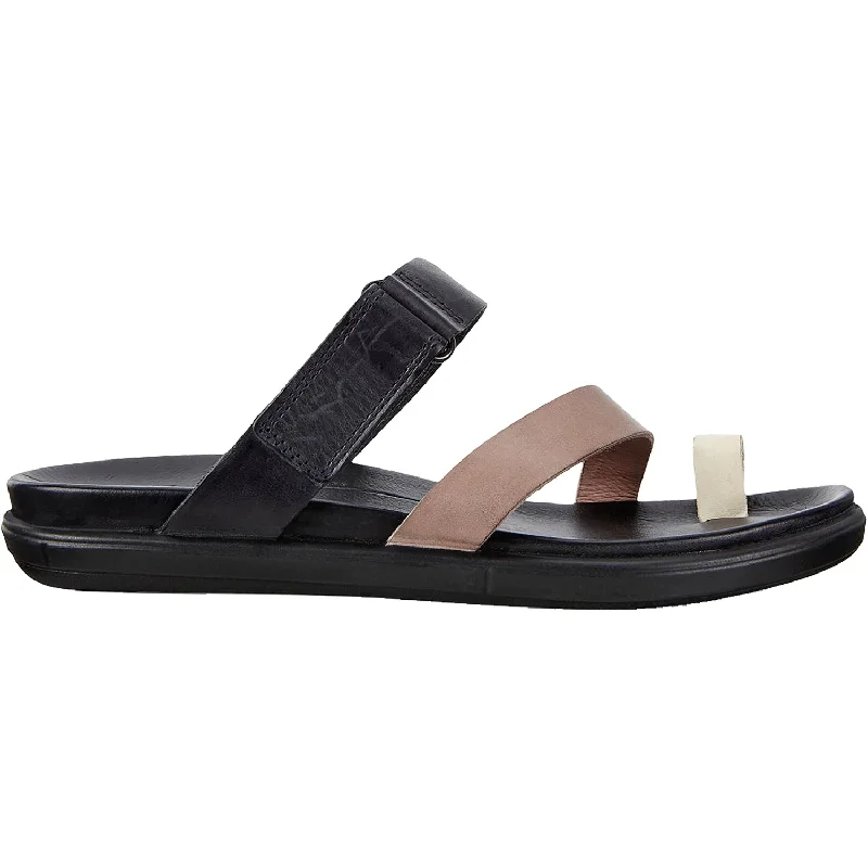 sandals with stylish leather straps for chic lookWomen's Ecco Simpil Limestone/Woodrose/Black Leather