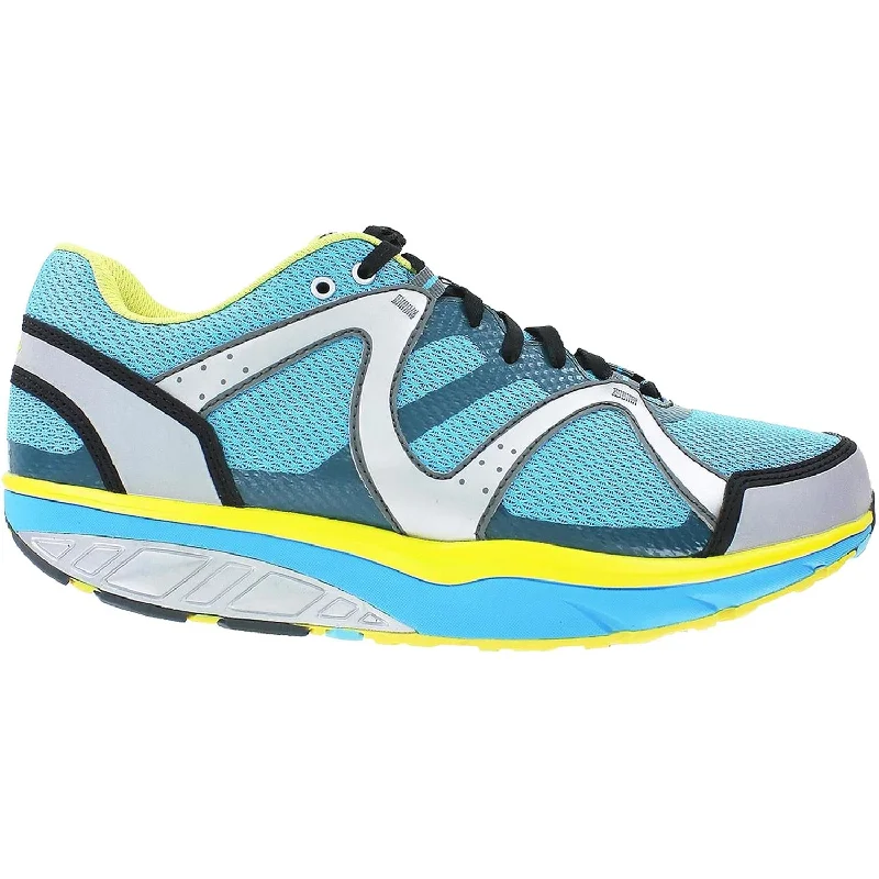 athletic shoes for women with shock-absorbing midsole for comfort-Athletic shoes for lightweight buildsMen's MBT Sabra Trail 6 Lace Up Pigment Blue/Smoke Grey Synthetic