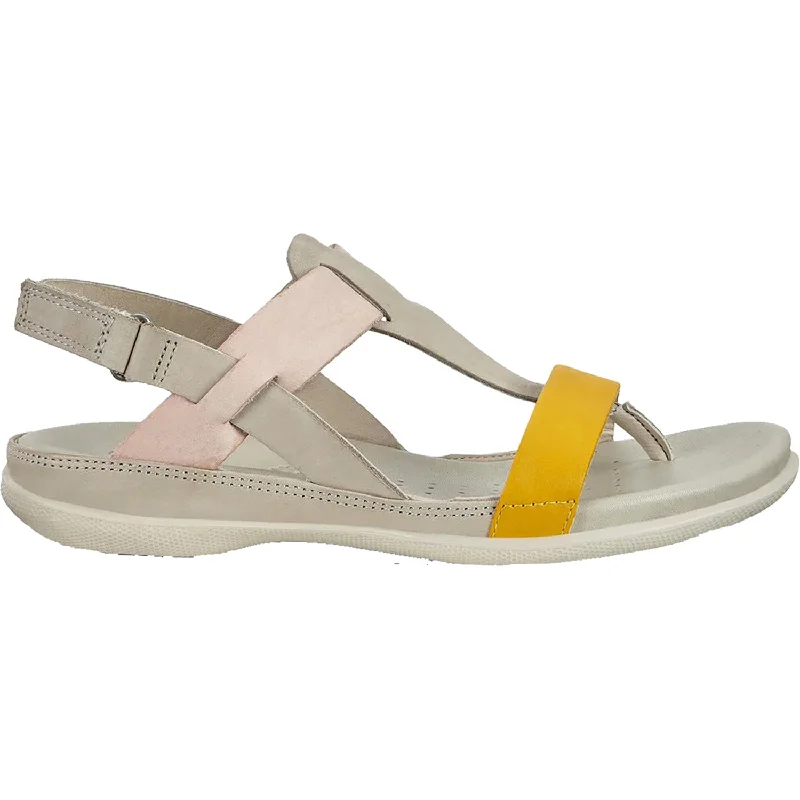 sandals with soft leather material for comfortWomen's Ecco Flash Marigold/Gravel/Rose Dust Leather