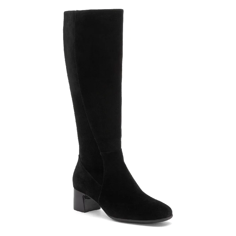 Trendy boots for women with animal print design-Avenue Tall