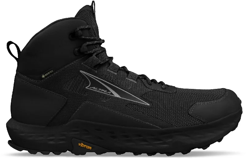 Comfortable snow boots for men with water-resistant finish-Altra Timp Hiker GORE-TEX Mens Walking Boots - Black