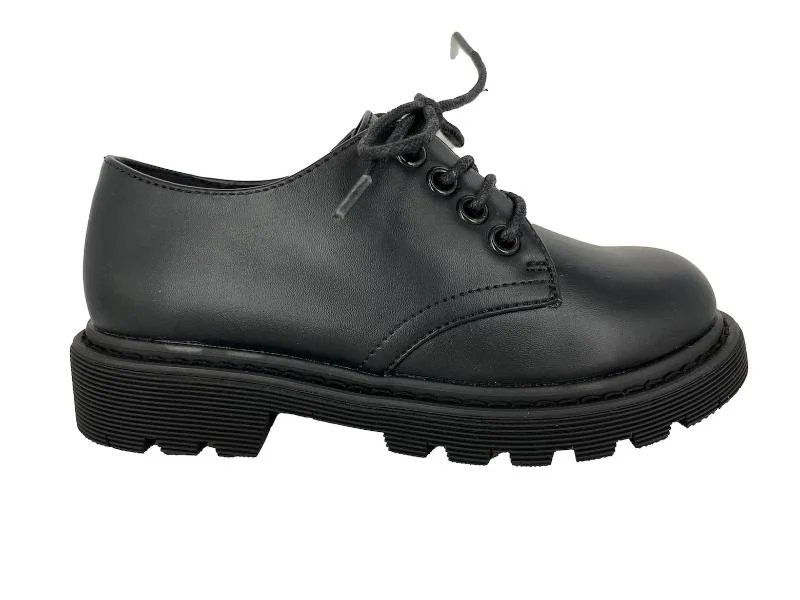 fashionable Oxford shoes for women -Oxfords Personality FitGotta Flurt Girl's Academy Black Synthetic Leather Oxford School Student Shoes