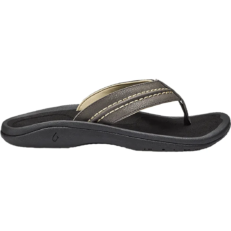 sandals with supportive footbed for added comfortMen's OluKai Hokua Kona/Onyx Synthetic