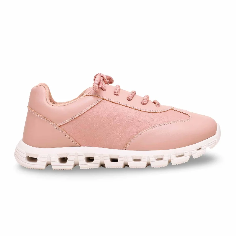 athletic shoes for women with full-length footbed for consistent support-Athletic shoes for all-weather usePink Women Casual Sneaker AT7359