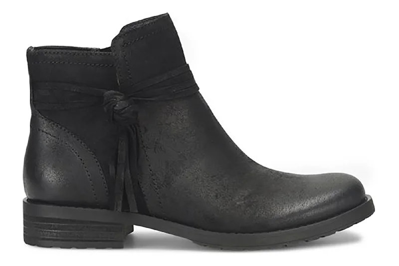 Comfortable boots for women with faux suede finish-Blake