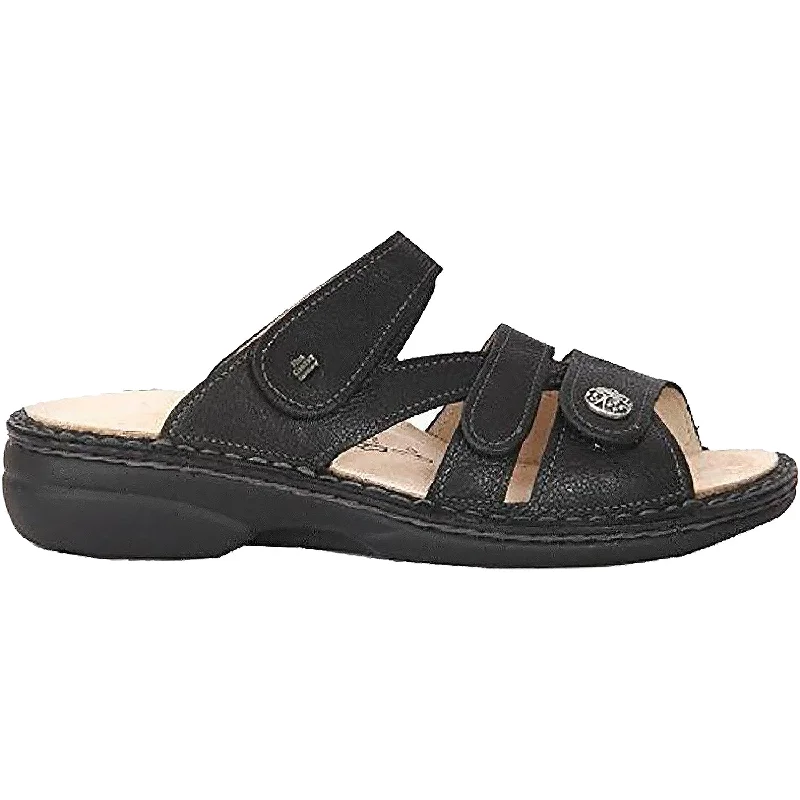 sandals with casual design for everyday useWomen's Finn Comfort Ventura Black Longbeach Leather