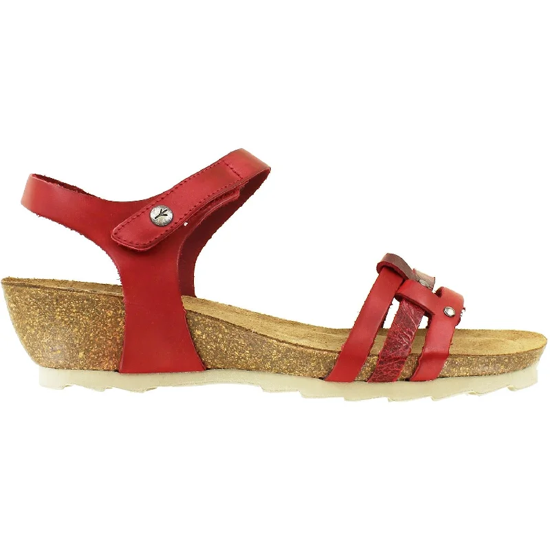 sandals for women with soft leather finishWomen's Wanda Panda Brenda Burdeos Combi Leather