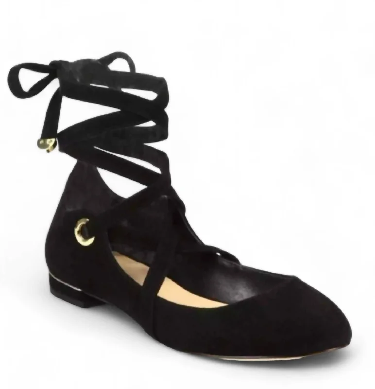 Flats with simple design for minimalist fashion-Flats for polished fit-Dakar Ballet Flats In Black