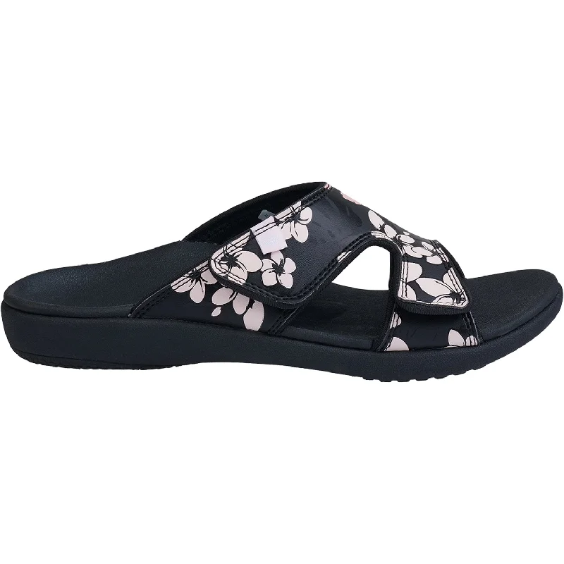 sandals for summer adventures with breathable designWomen's Spenco Kholo 2 Luau Black Synthetic