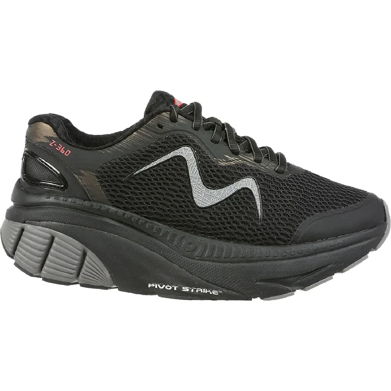 athletic shoes for women with multi-layered sole for durability and comfort-Athletic shoes for multi-sport useMen's MBT Z 3000 Black Mesh