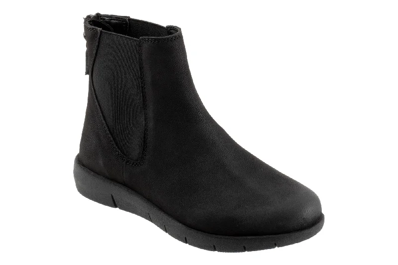 Trendy ankle boots for women with chain detail-Albany