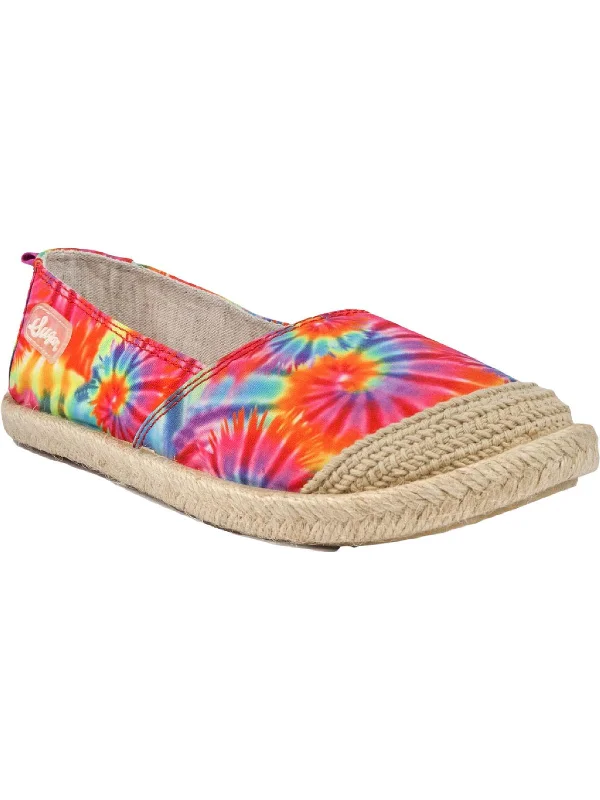 Flats with decorative buckle for added flair-Flats for timeless fit-Evermore Womens Padded Insole Flats Espadrilles