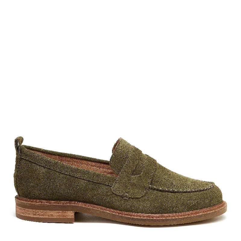 loafers for both work and playLoafers with Advanced ComfortLens Olive Suede Loafers