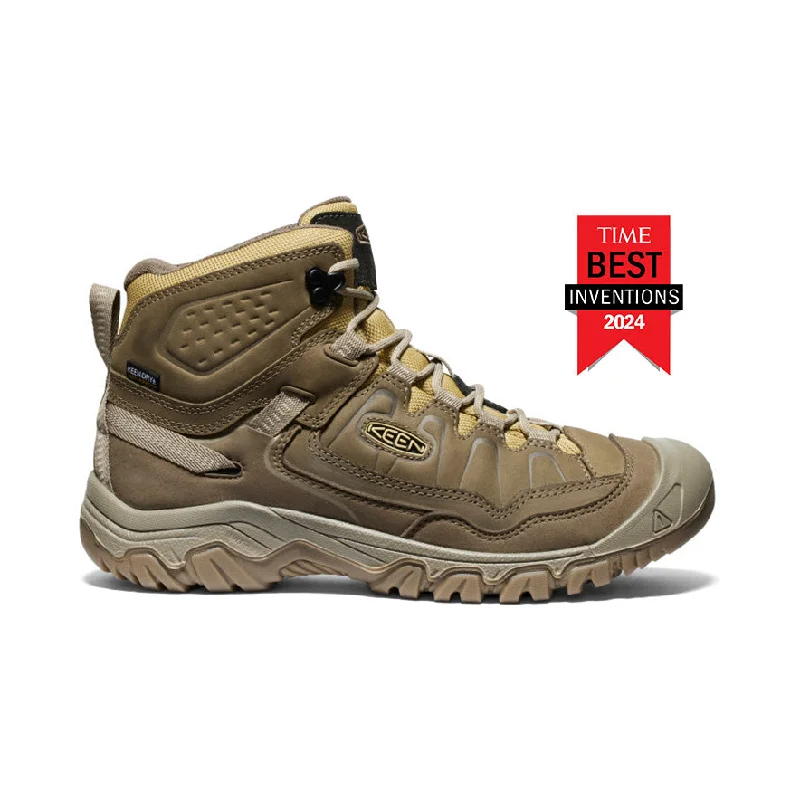 Stylish boots for women with plush faux fur lining-Men's Targhee IV Waterproof Hiking Boot  |  Canteen/Khaki