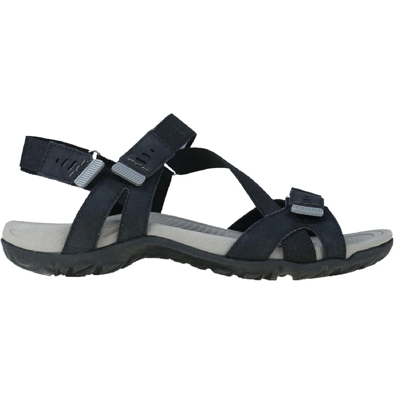 sandals with water-resistant design for poolside wearWomen's Earth Eleta Black Synthetic