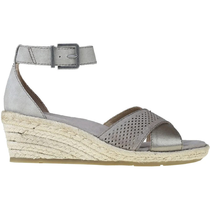 sandals for women with comfy padded insoleWomen's Earth Natasha Platinum Leather