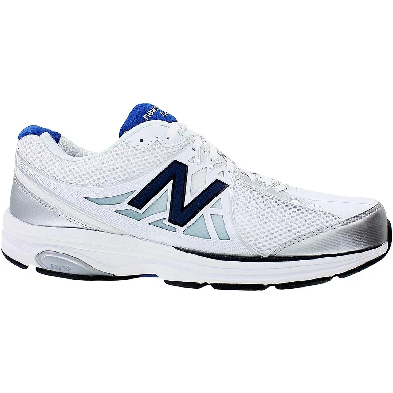 athletic shoes for women with gel cushioning for enhanced comfort-Athletic shoes for performance sportsMen's New Balance MW847WT2 Walking Shoe White Synthetic/Mesh