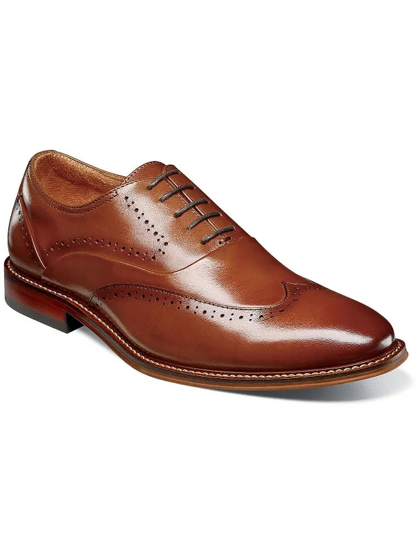 elegant leather Oxford shoes for dressy outfits -Oxfords Anchor ShoesMacArthur Mens Leather Wingtip Oxfords