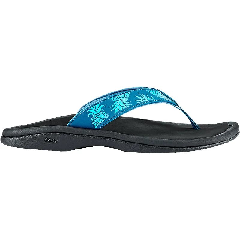 sandals for relaxed, laid-back styleWomen's OluKai Ohana Deep Water/Hua Synthetic