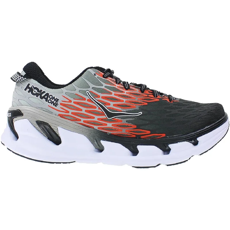 athletic shoes for women with sleek fit for active wear-Best athletic shoes for walkingMen's Hoka One One Vanquish 2 Grey/Orange Flash Mesh