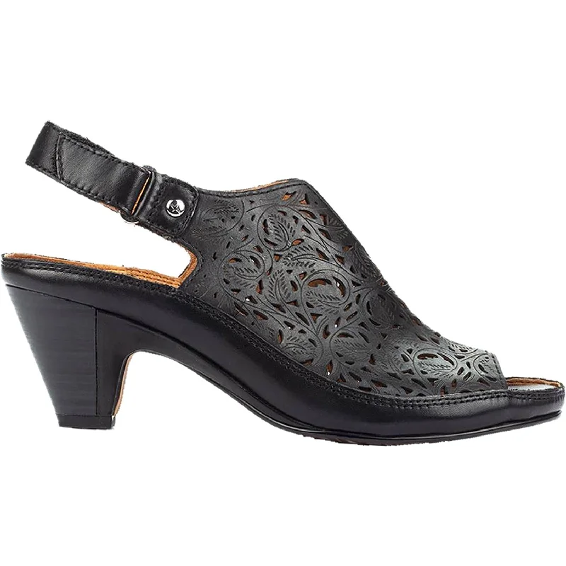 sandals for women with ankle strapsWomen's Pikolinos Java W5A-1805 Black Leather