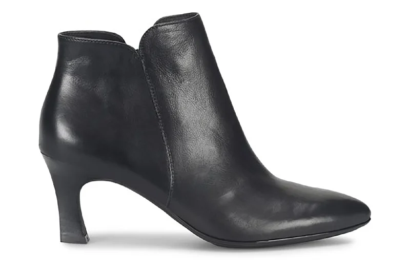 Trendy boots for women with ankle strap and buckle detail-Sasha