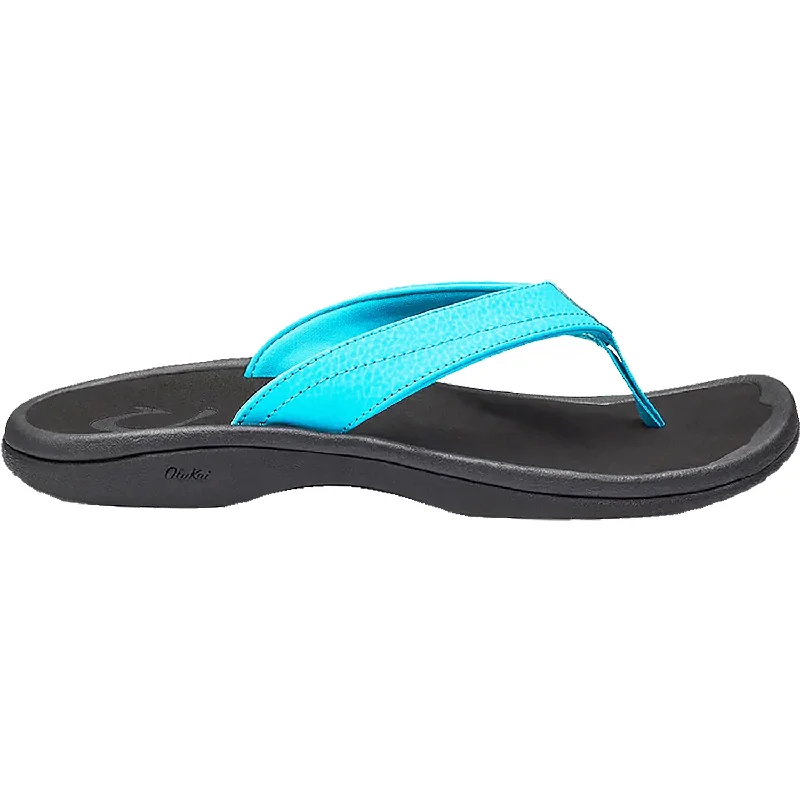 sandals for both comfort and styleWomen's OluKai Ohana Turquoise/Onyx Synthetic